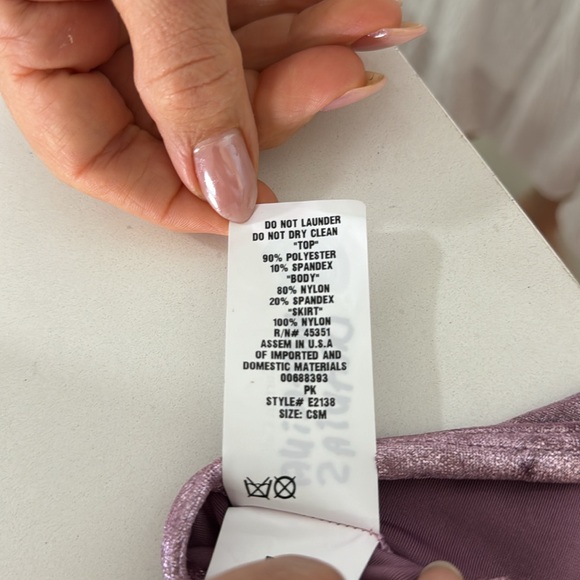 PINK ROSE DANCE COSTUME - Picture 4 of 7